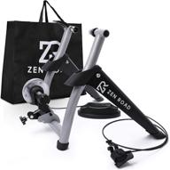 🚴 zenroad stationary bike trainer stand: magnetic roller for road and mountain bikes - 6-speed adjustment - quiet indoor exercise logo