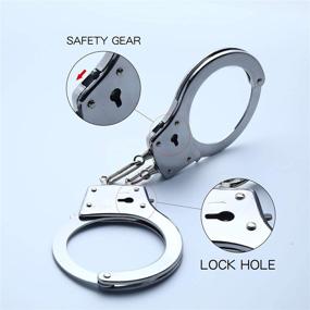 img 1 attached to KVEVU Cosplay Handcuffs - Accessory for Cosplay Handcuff Enthusiasts