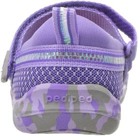 img 2 attached to Pediped Girls River Purple Regular Girls' Shoes in Athletic