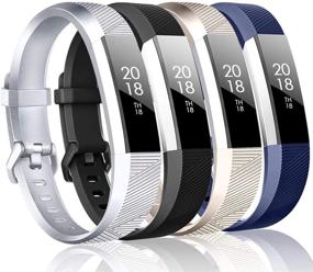 img 4 attached to ZEROFIRE Bands Compatible With Fitbit Alta HR And Fitbit Alta (4 Pack) Wellness & Relaxation for App-Enabled Activity Trackers