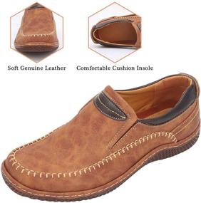 img 1 attached to CREPUSCOLO Loafers Breathable Comfort Numeric_8 Men's Shoes