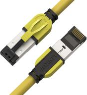 linkup – [40gbps certified] cat8 ethernet patch cable double shielded┃2000mhz (2ghz) cat8 industrial electrical логотип