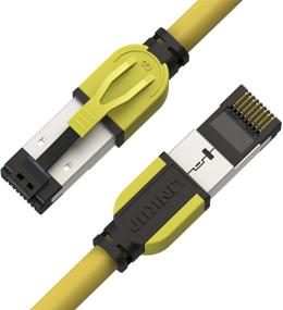 img 4 attached to LINKUP – [40Gbps Certified] Cat8 Ethernet Patch Cable Double Shielded┃2000MHz (2GHz) Cat8 Industrial Electrical