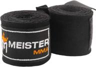 🥊 meister junior 108-inch elastic cotton hand wraps for mixed martial arts (mma) and boxing - pair логотип