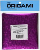 aitoh embossed foil origami paper, 5.875 x 5.875-inch, pack of 20 logo