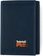 👝 timberland pro cordura velcro trifold wallet: optimized for men's accessories, card cases & money organizers logo