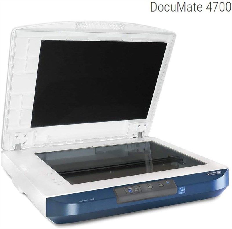 xerox documate 문서 평판 스캐너 로고