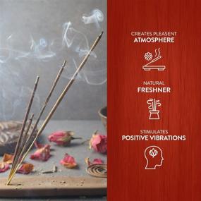 img 2 attached to Enhance Your Space with HEM Red 🌹 Rose Incense Sticks - 6 Packs (120 Count, 301g)