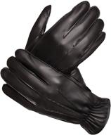 baraca touchscreen winter leather gloves - men's accessories for enhanced mobile interaction logo