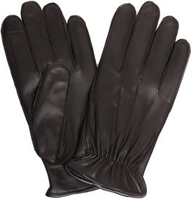 img 3 attached to Baraca Touchscreen Winter Leather Gloves - Men's Accessories for Enhanced Mobile Interaction