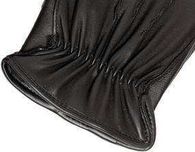 img 2 attached to Baraca Touchscreen Winter Leather Gloves - Men's Accessories for Enhanced Mobile Interaction