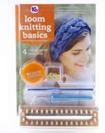 🧶 enhanced knitting tool kit with authentic knitting board knitting reference and 32-peg wooden loom logo