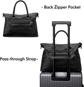 img 1 attached to 👜 S ZONE Satchels Handbags: Ideal Women's Shoulder Crossbody Handbags & Wallets in Stylish Satchel Designs