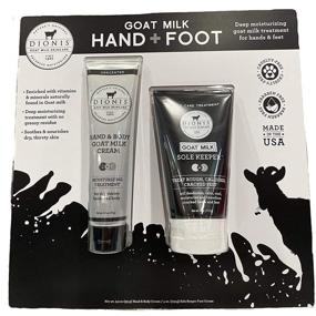 img 2 attached to 🐐 Dionis Natural Goat Milk Skincare Hand and Foot Cream Combo - 3.3oz & 4oz