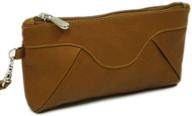 🌈 piel leather rainbow wristlet saddle handbag & wallet combo in wristlet design for women logo