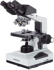 img 4 attached to 🔬 AmScope B490B Compound Binocular Microscope: High-Resolution Optics, 40X-2000X Magnification, Brightfield Illumination, Anti-Mold, and More
