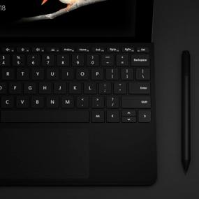 img 3 attached to 💼 Enhanced Microsoft Surface Go Type Cover in Sleek Black for Optimal Performance