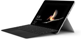 img 2 attached to 💼 Enhanced Microsoft Surface Go Type Cover in Sleek Black for Optimal Performance