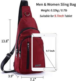 img 3 attached to 🎒 Charging Crossbody Shoulder Bag with Resistant Backpack Design