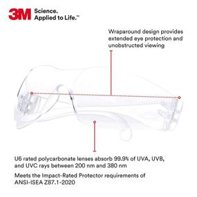 img 2 attached to 👓 Virtua Clear Safety Glasses by 3M