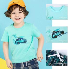 img 1 attached to 👕 Clothes Sleeve T-Shirt Toddler Outfits for Boys: Clothing Sets and More
