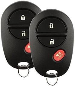 img 2 attached to 2 Pack Discount Keyless Replacement Car Remote Key Fob for Toyota Tacoma Tundra Sequoia Highlander GQ43VT20T