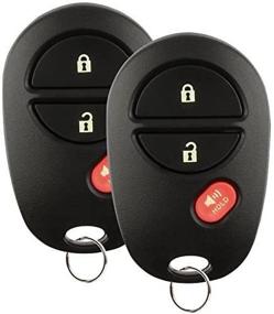 img 1 attached to 2 Pack Discount Keyless Replacement Car Remote Key Fob for Toyota Tacoma Tundra Sequoia Highlander GQ43VT20T