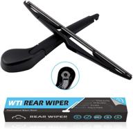 🚗 wti rear windshield wiper kit for ford 2012-2015 focus hatchback 5 door - compatible with cv6z17526c, includes new replacement accessories: arm and blade logo