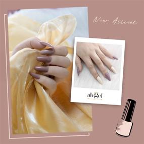 img 1 attached to 💅 Набор стартер для гель-лака Ab Gel с сушилкой для ногтей | УФ-лампа нюдового цвета без липкого покрытия и верхнего слоя | Маникюрные инструменты для ногтей