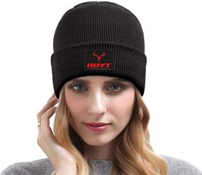 img 3 attached to 🧣 Warm Black Slouchy Beanie Hats for Women & Men: Stylish Snow Ski Knit Hat for Winter