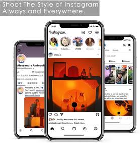 img 1 attached to 🌈 Sunset Lamp: 360° Rotation Rainbow Projection for Photography, Selfie, Home Décor - USB Charging