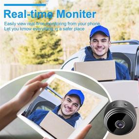 img 1 attached to 📷 1080P Mini WiFi Spy Camera - Wireless Hidden Spy Cam with Audio and Video Recording, Live Feed, Night Vision, Motion Detection, and Upgraded Phone APP (2021)