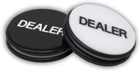 img 2 attached to 🎰 DA VINCI Casino Grade Pro Dealer Button Puck - Large 3 Inch Double Sided