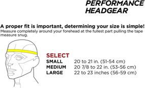 img 2 attached to Full 90 Sports Select Performance Soccer Headgear - Black (Large): Enhanced Protection for Soccer Players