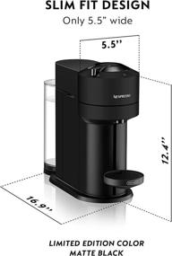 img 2 attached to Nespresso Vertuo Next Coffee and Espresso Maker by De'Longhi, Matte Black Limited Edition
