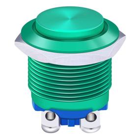 img 4 attached to Twidec / 16Mm Waterproof Green Metal Shell Momentary Raised Top Push Button Switch 3A/12~250V SPST 1NO Start Button For Car Modification Switch（Quality Assurance For 1 Years） M-16-G-G