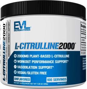 img 3 attached to 💪 Evlution Nutrition L-Citrulline2000: Премиум порошок цитруллина для максимальной силы мышц и васкулярности - изысканный усилитель NO (100 порций)