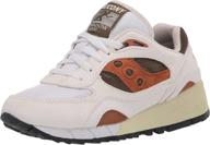 👟 saucony originals shadow sneaker: stylish white men's shoes and fashion sneakers for all-day comfort logo
