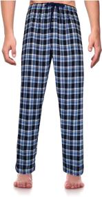 img 3 attached to Classical Sleepwear Cotton Flannel Pajama Men's Clothing