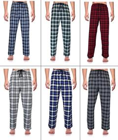 img 1 attached to Classical Sleepwear Cotton Flannel Pajama Men's Clothing