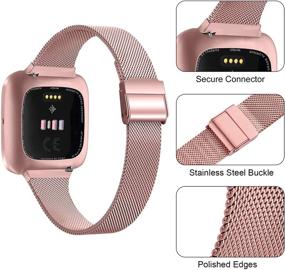 img 3 attached to IEOVIEE Compatible Stainless Replacement Wristband