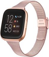 ieoviee compatible stainless replacement wristband logo