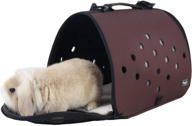 🐾 convenient and secure petsfit 16 x 9 x 9 inches eva pet carrier for small pets: cat, ferret, bunny – soft-sided travel companion logo