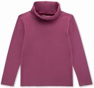 👚 spandex turtleneck pullover t-shirt for girls in dotdog tops, tees & blouses collection logo