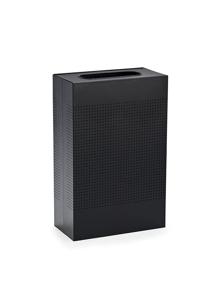 img 2 attached to Rubbermaid Commercial Silhouette Designer Wastebasket: Rectangular, 13-gallon, Black - Sleek and Functional