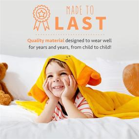 img 1 attached to 🛏️ Canoogles Pocketed Wearable Blanket: Washable Bedding for Kids' Comfort