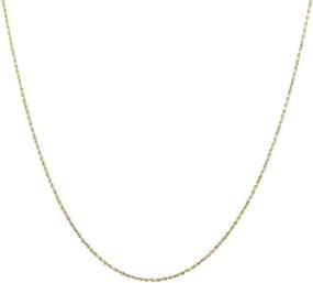 img 4 attached to Stylish 0.8mm Boys' Jewelry Necklace in Yellow Rose - 16