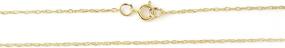 img 3 attached to Stylish 0.8mm Boys' Jewelry Necklace in Yellow Rose - 16