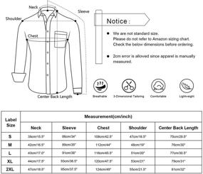 img 2 attached to Alizeal Business Patchwork Dark Green XL Men's Clothing in Shirts