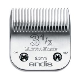 img 1 attached to 💇 Andis 64089 UltraEdge Carbon-Infused Steel Clipper Blade: Size 3-1/2 with 3/8-Inch Cut Length - Superior Hair Cutting Performance!